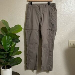 The North Face zip away pants